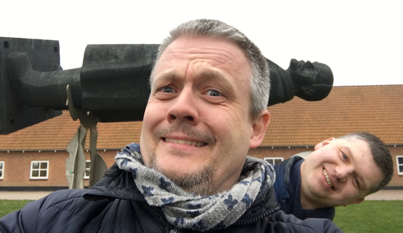 Det var lidt af en overraskelse at møde en ægte Leninstatue uden for Herning :-) 14. februar 2019